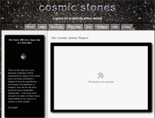 Tablet Screenshot of cosmicstones.org